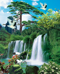 山水风景油画
