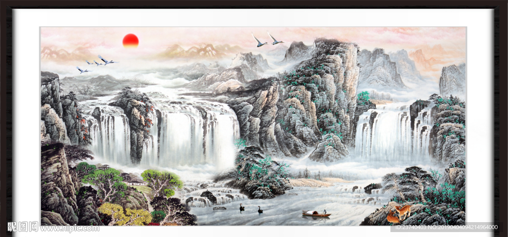 国画山水