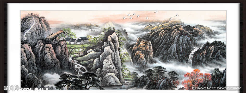 国画山水