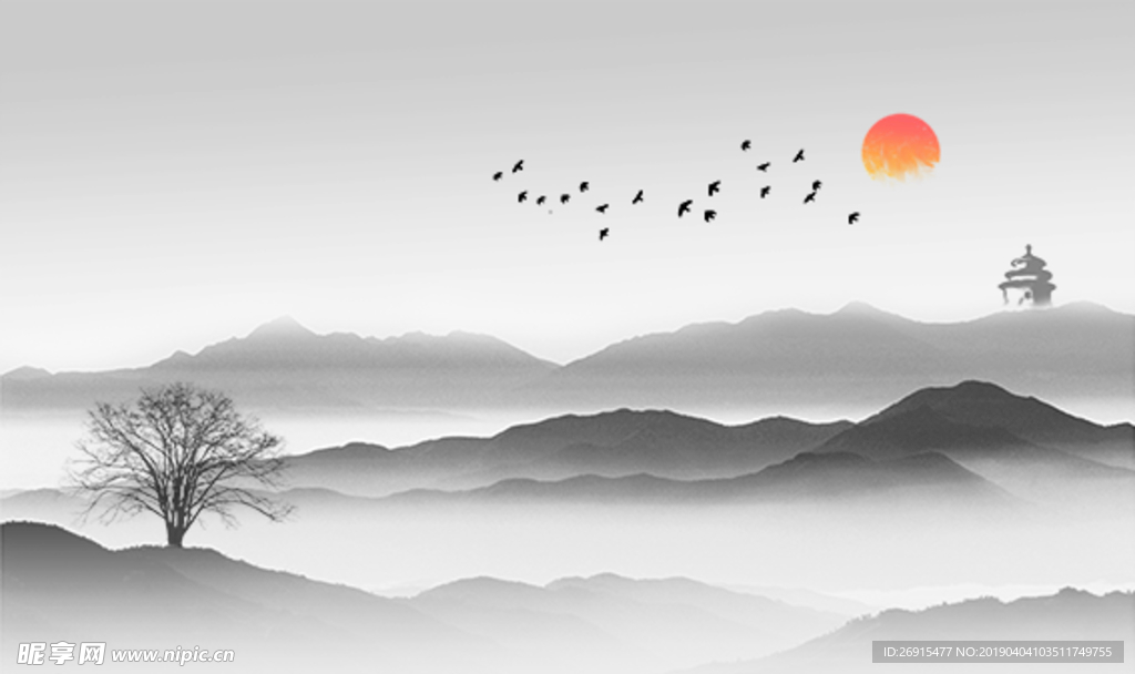 水墨画