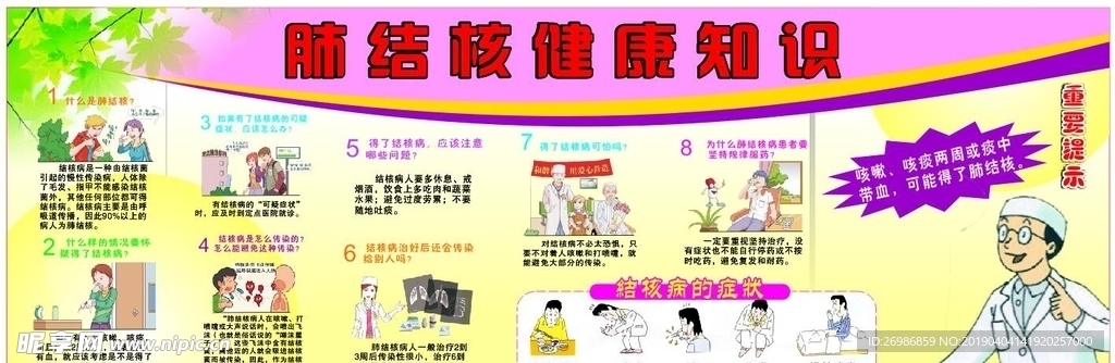肺结核 肺结核健康 肺结核展板