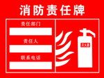 消防责任牌