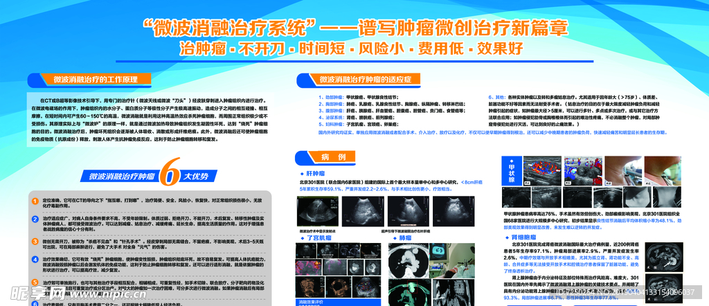 微波消融海报