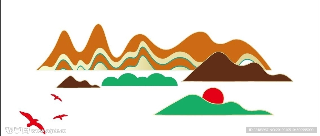 山设计素材