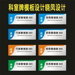 科室牌综合管理保险公司新之二设