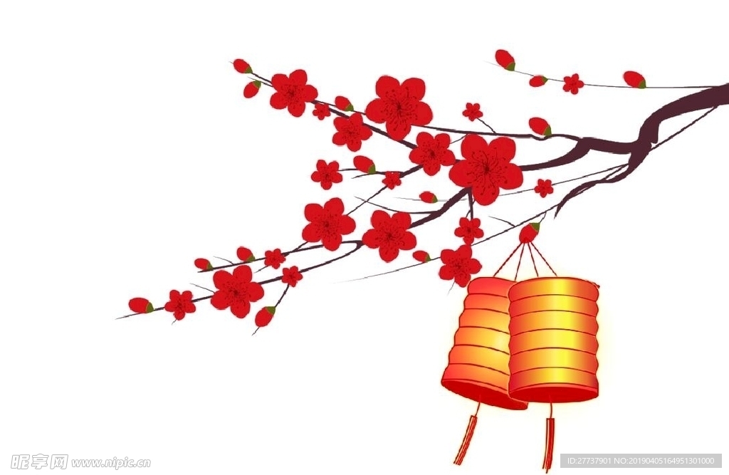 梅花灯笼