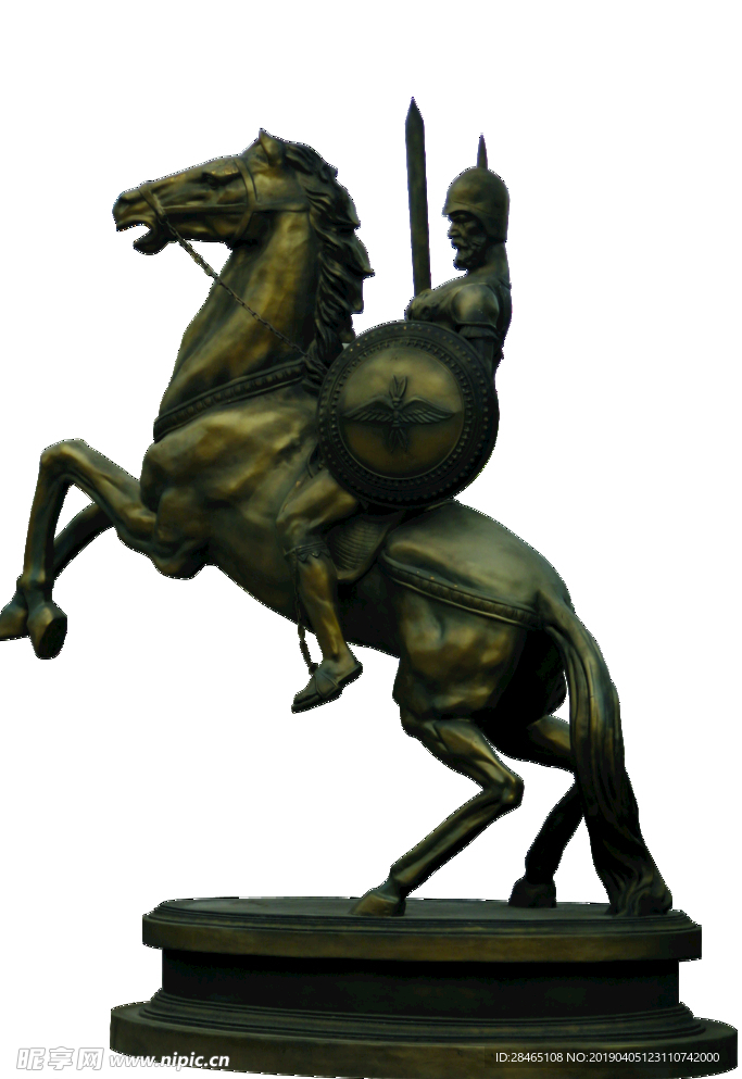 青铜骑士雕塑