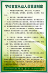 食堂制度牌