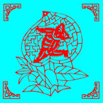 猴子剪纸