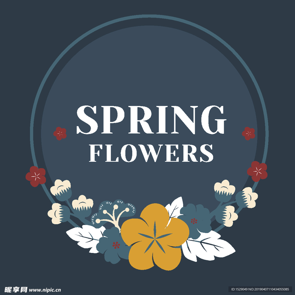 花卉边框