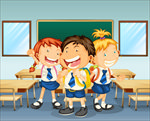 卡通学生