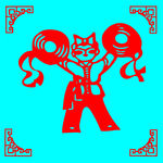 拍钗剪纸