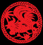剪纸  鸡