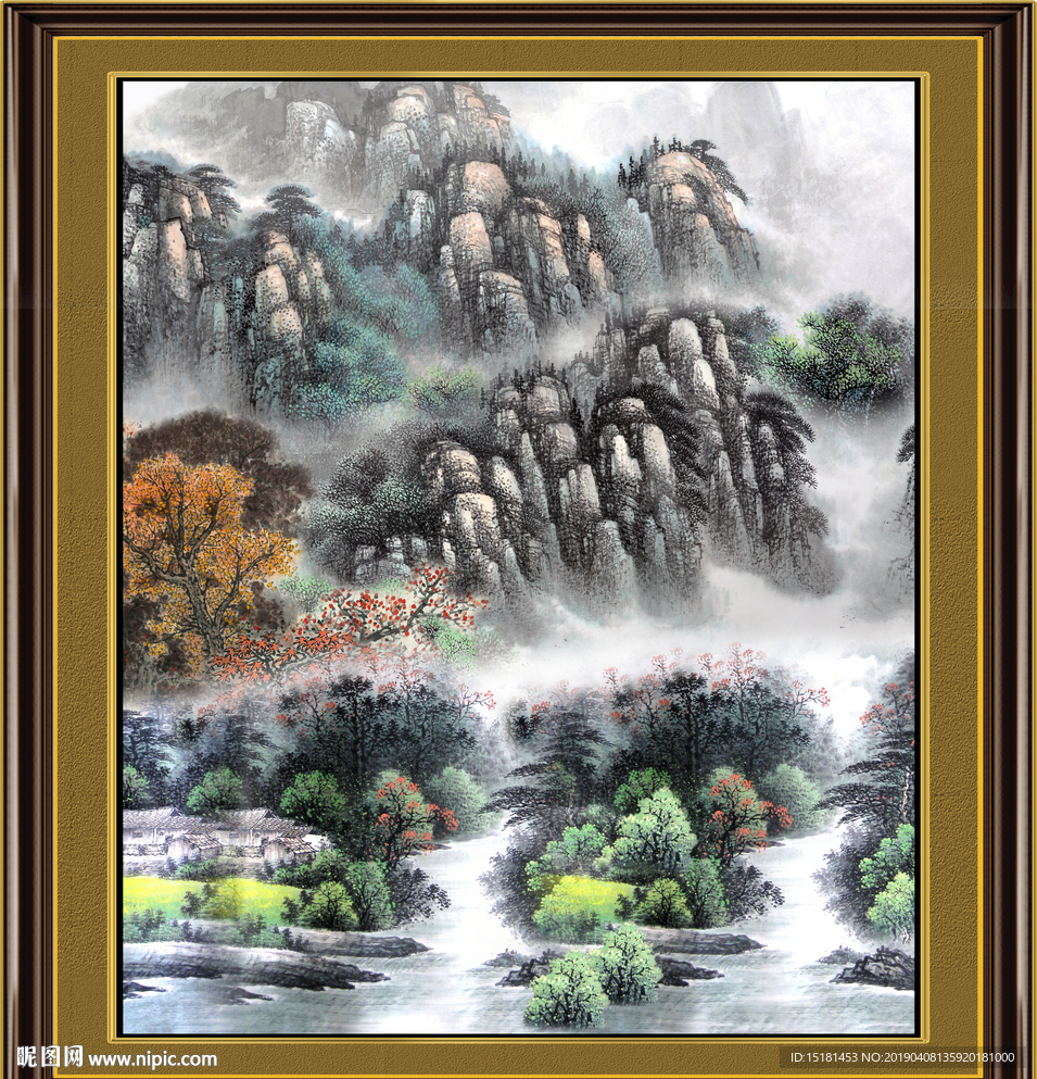 山水国画