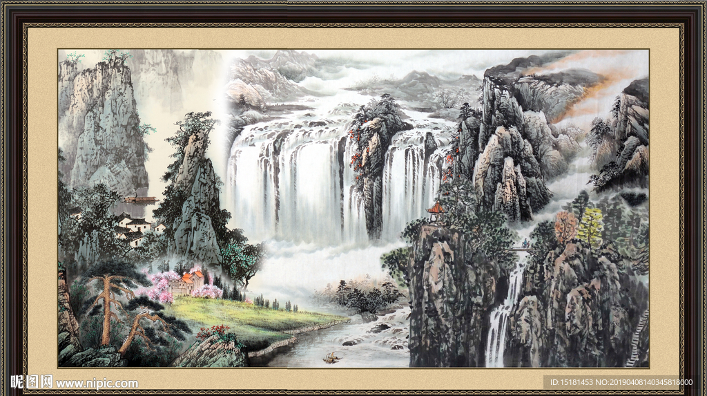 山水国画