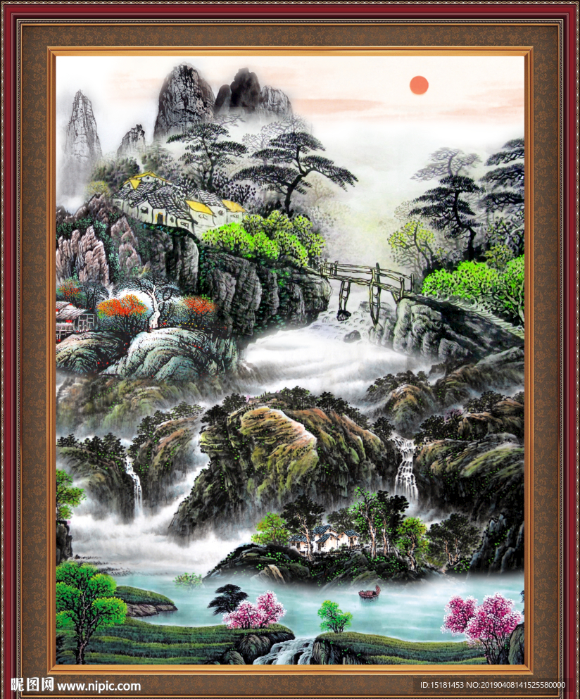 山水国画