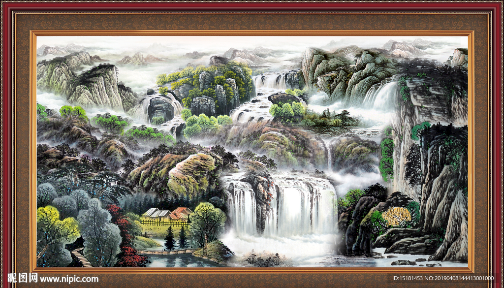 山水国画