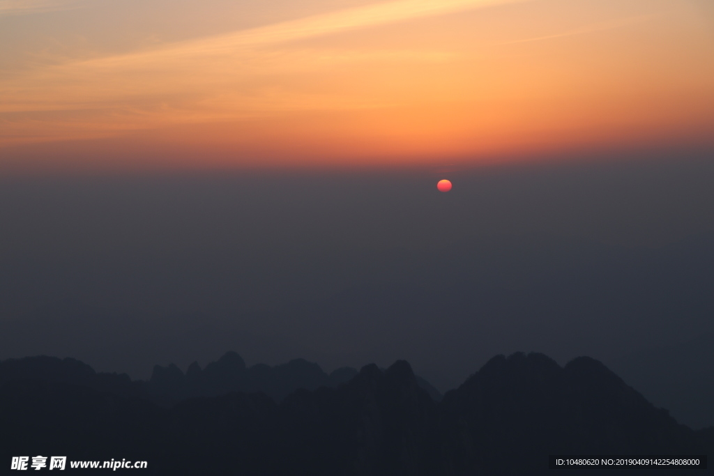 黄山日出