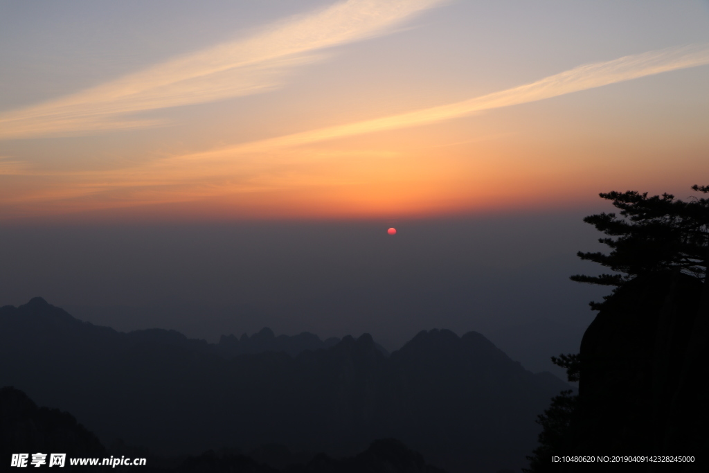 黄山日出