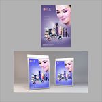 紫色背景 完美  彩妆用品