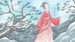插画 手绘 插画美女 插画女孩