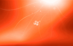 橙红色windows7桌面