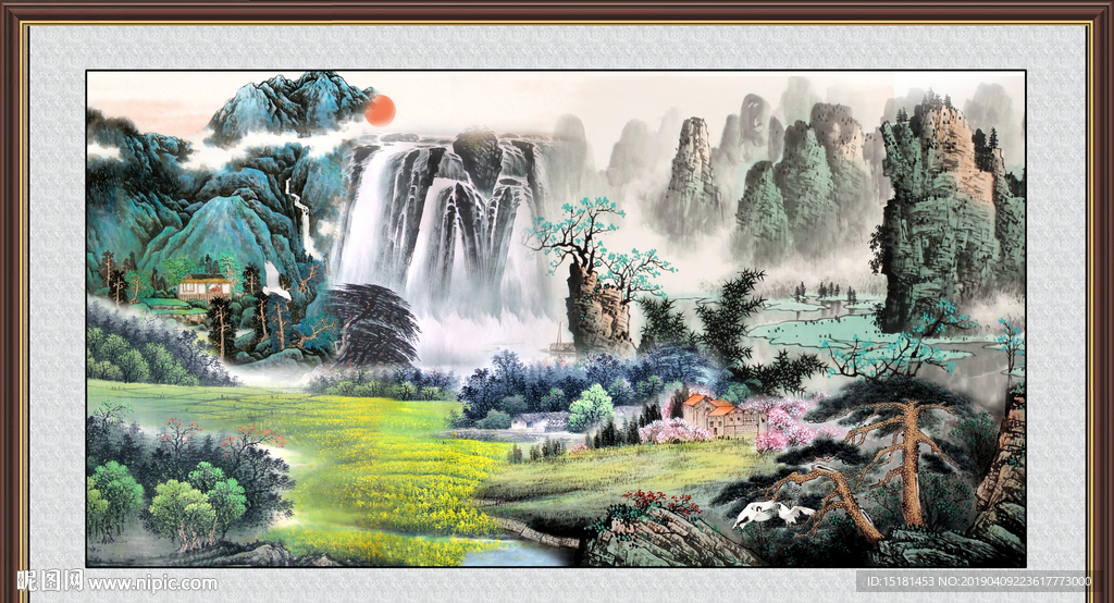 山水国画