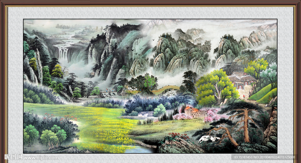 山水国画