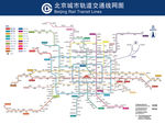 2019年 北京地铁 路线图