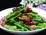 鲜蘑油麦菜