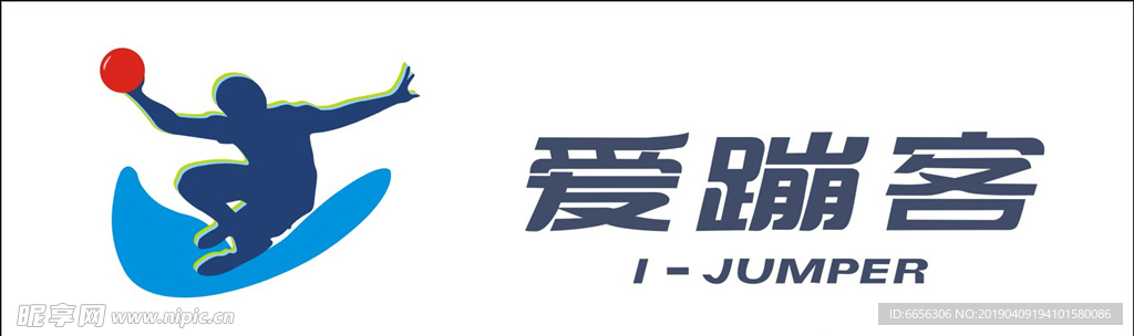 爱蹦客标志