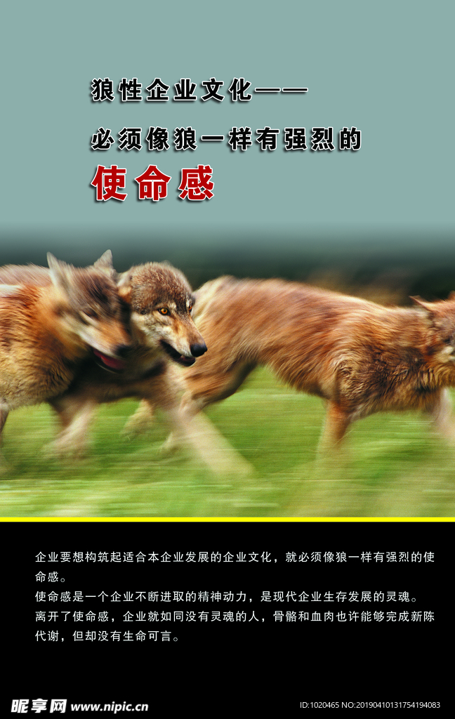 狼性团队挂图
