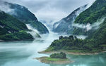 涪陵乌江画廊 山水风景