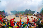 贵州务川仡佬族朝天祭祀大典全景