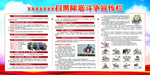扫黑除恶专项斗争宣传栏
