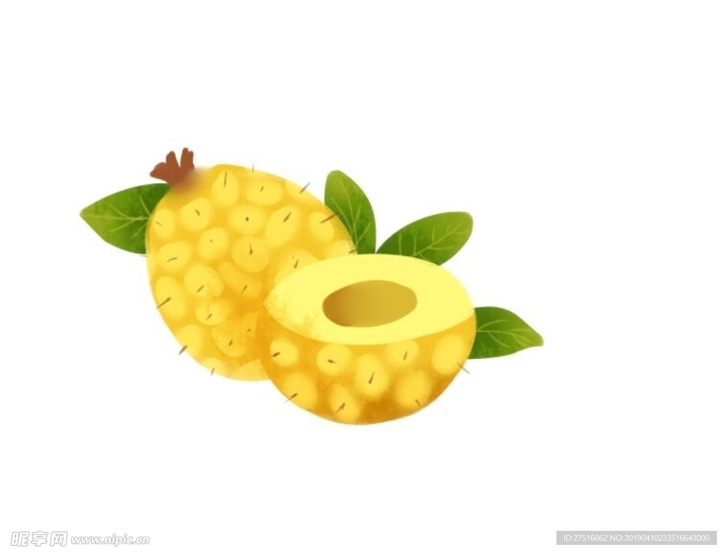 手绘菠萝