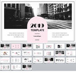 简约英文风个人工作汇报PPT