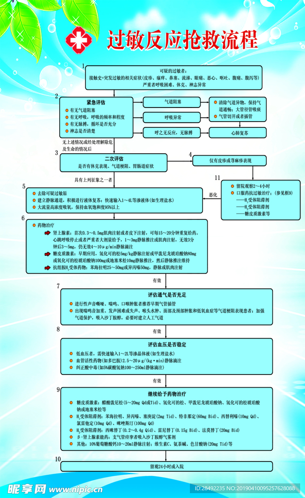 过敏反应抢救流程