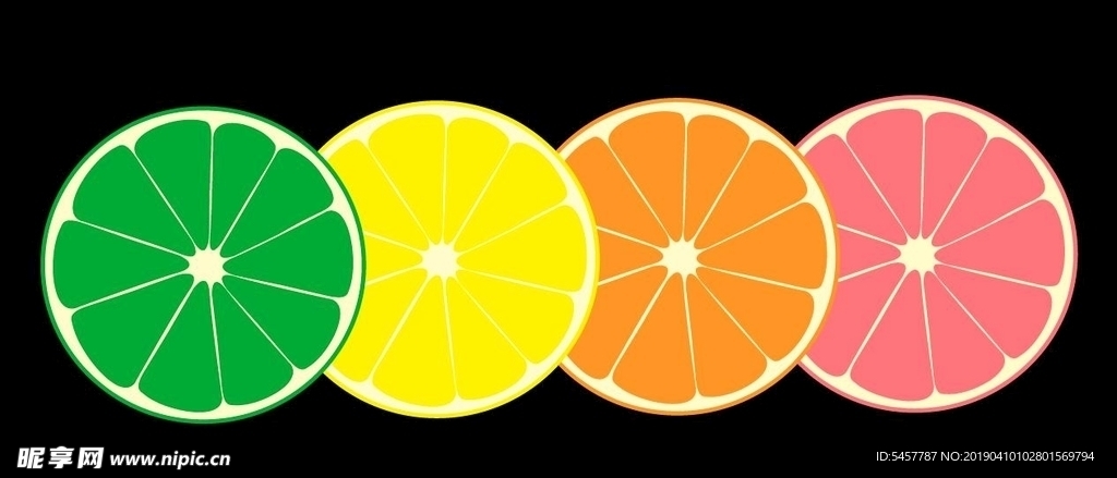 桔片矢量元素