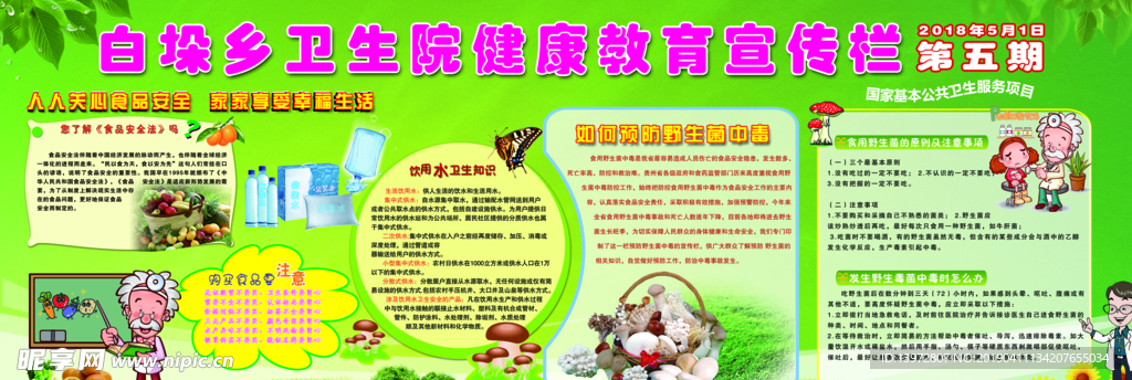 健康 教育 宣传栏 文明 创建