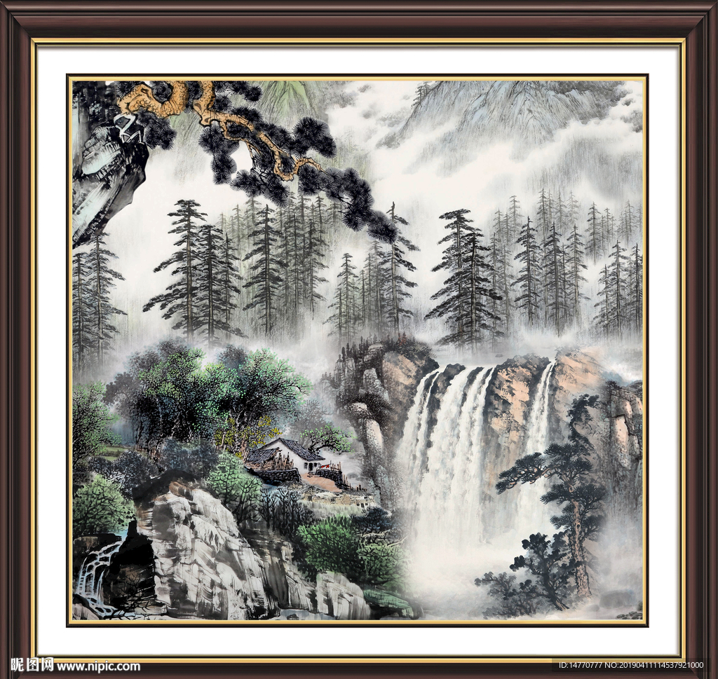 巨幅山水画