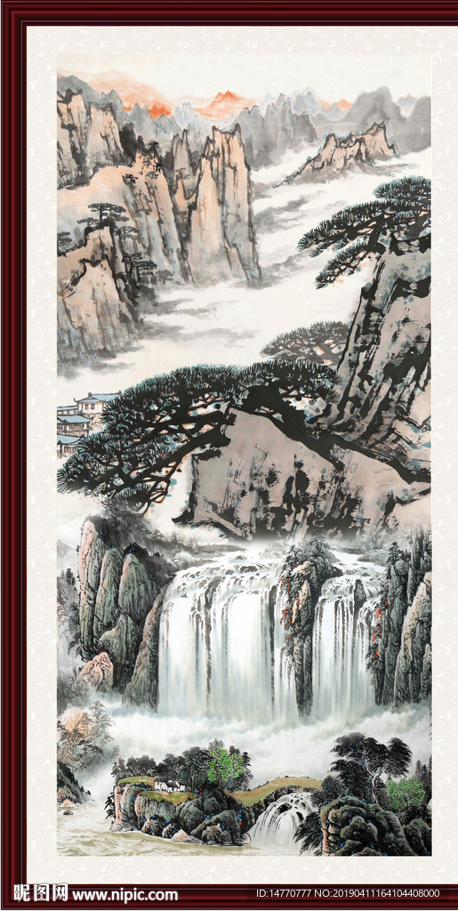 聚宝盆山水