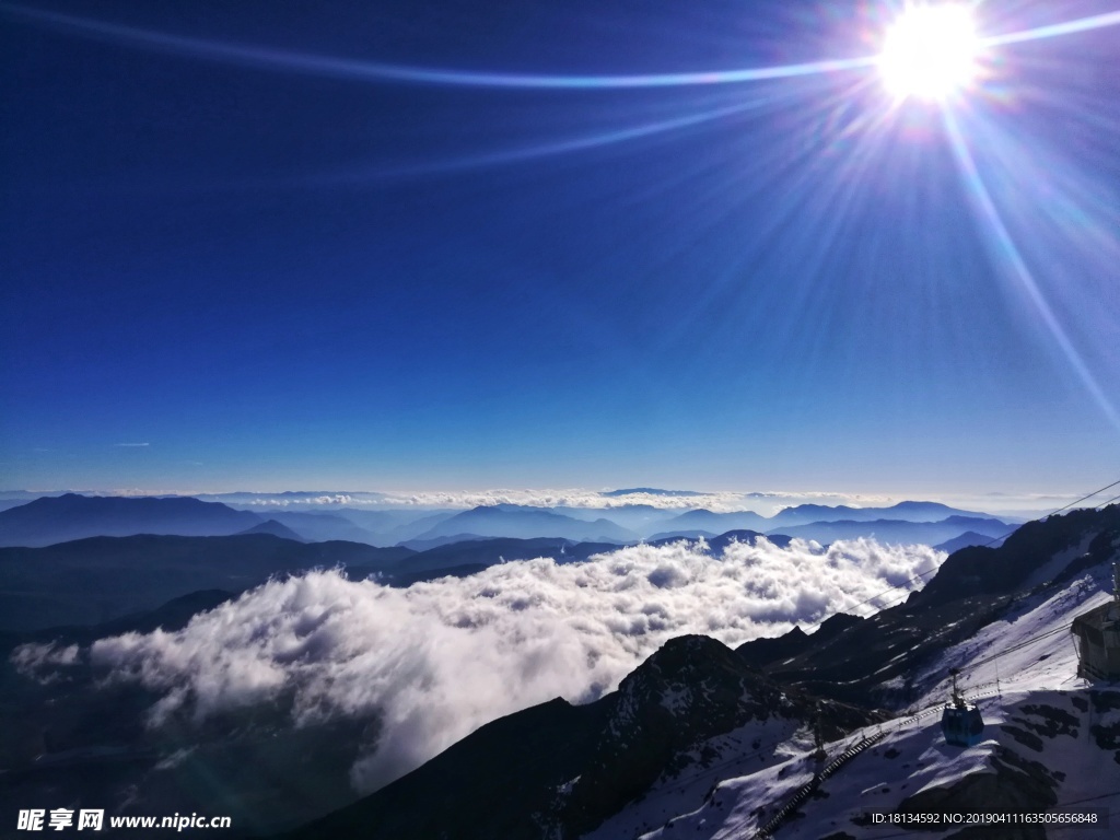 玉龙雪山 山顶