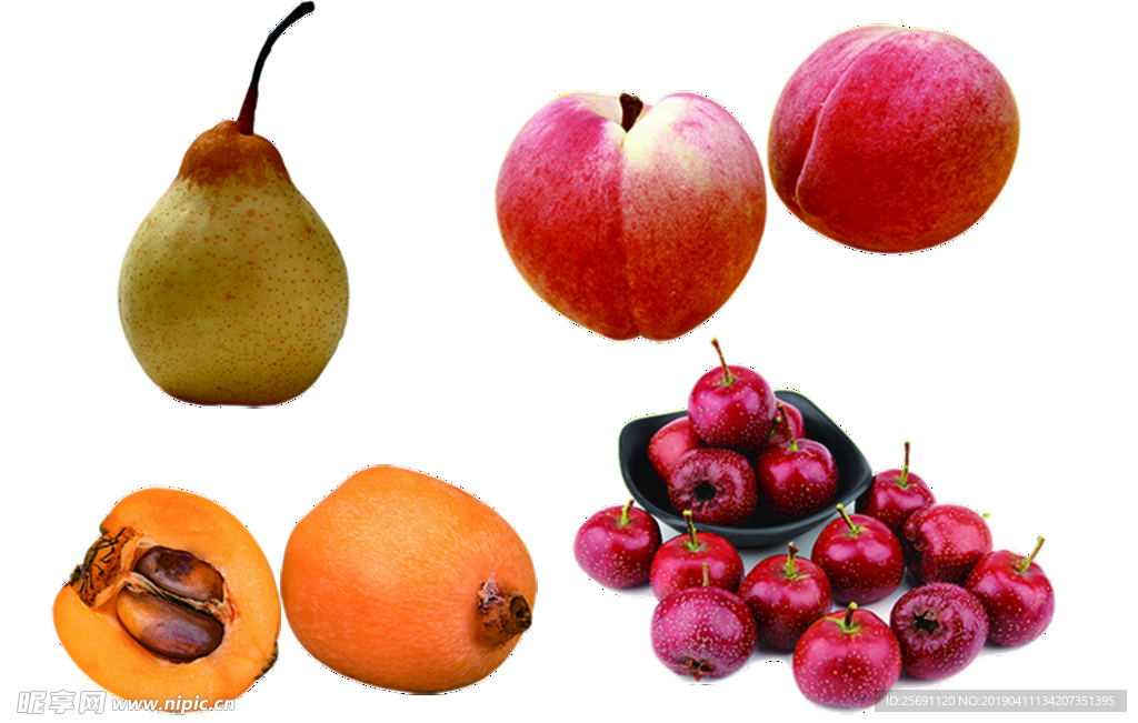 枇杷 梨 桃子 山楂
