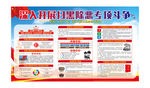 扫黑除恶宣传栏