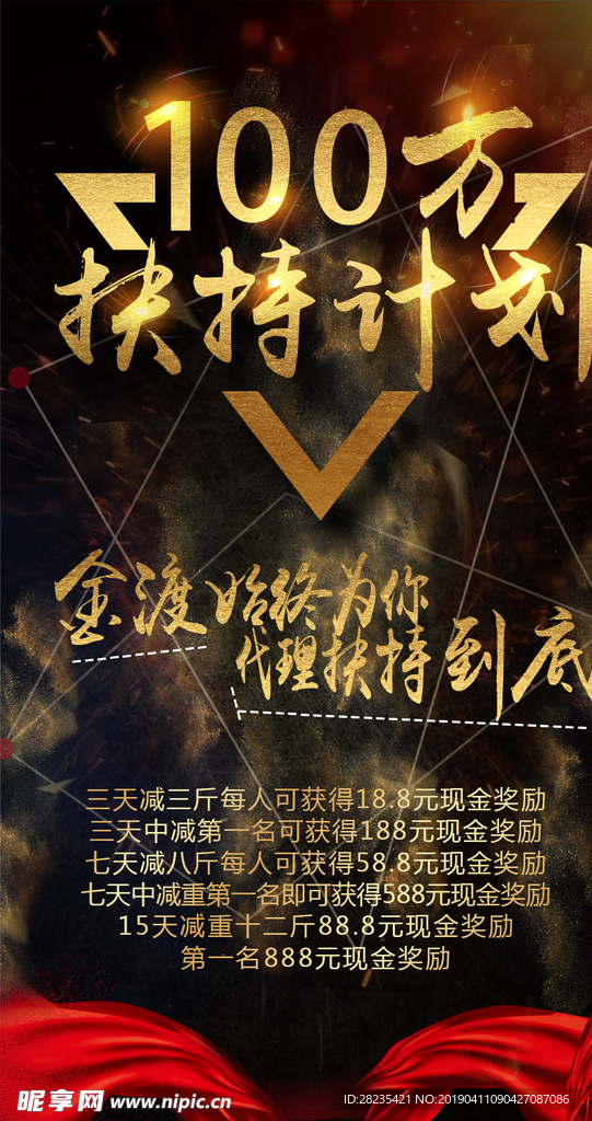 100万扶持