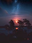 海岛夜晚风光