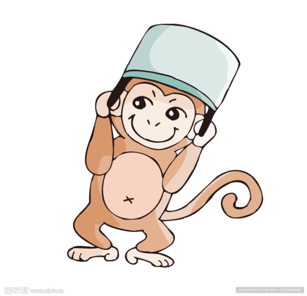 卡通猴