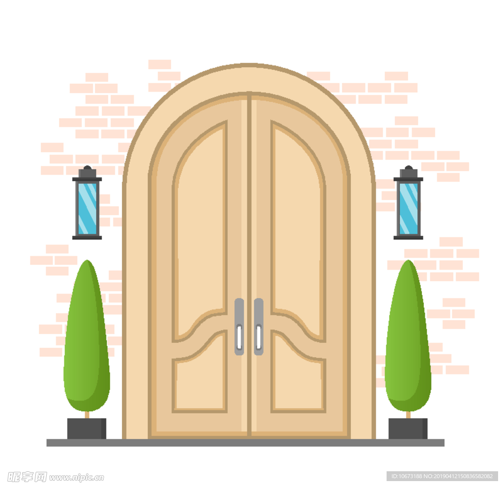 矢量门设计图__广告设计_广告设计_设计图库_昵图网