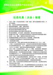 社员代表制度 绿色背景